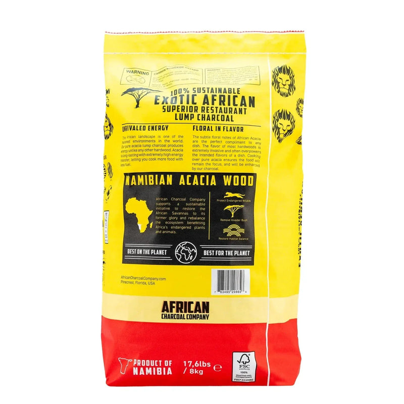African Charcoal Company Superior Lump Charcoal (17.6lbs)