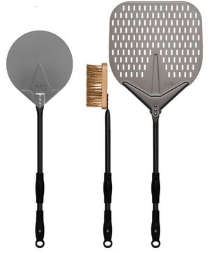 Alfa Forni 36" Black Pizza Peel (Set of 3)