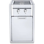 Crown Verity Infinite Built-In Gas Dual Side Burner with Garbage Holder and Light Package