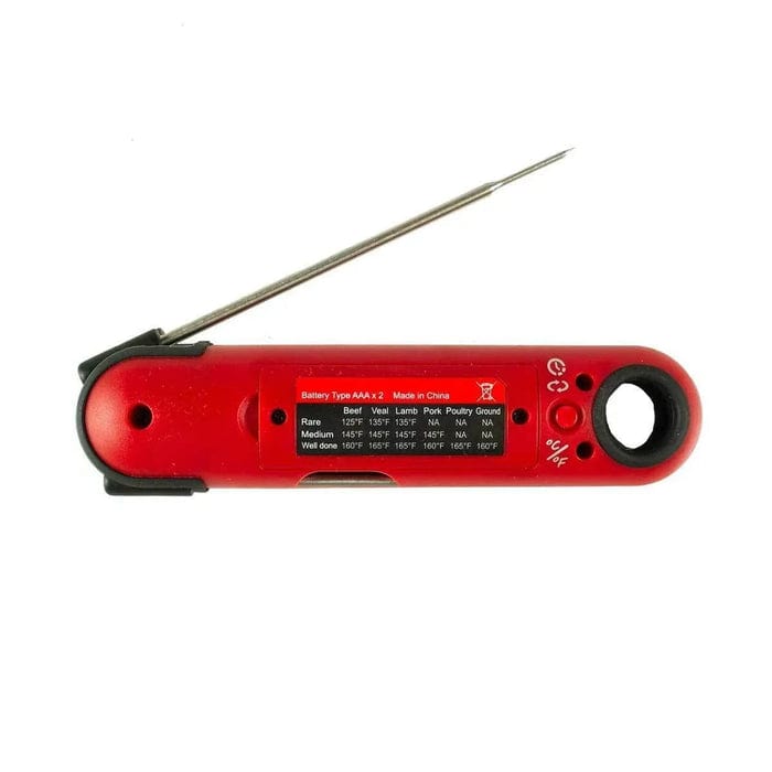 GrillGrate Temp & Time Instant Read Themometer - PT-75GG-RED