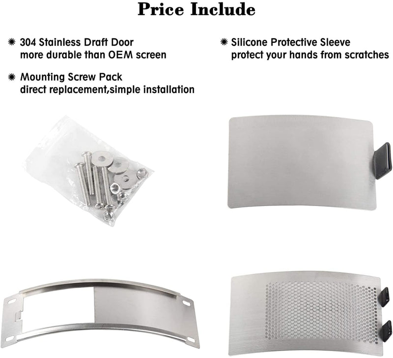 BGE Draft Door Replacement Kit 2XL-XL for EGG's 2019 or older 122889
