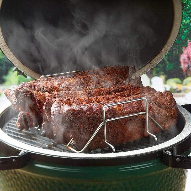 Big Green Egg 117564 - Vertical Rack Stainless Steel (Roast/Rib Rack) VRP