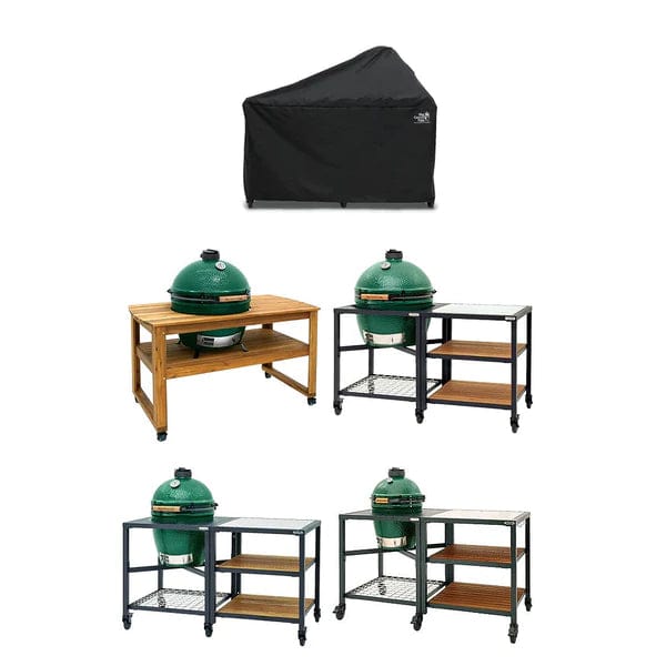 Big Green Egg 126474 Universal-Fit Egg Cover C (Medium, Large, XLarge EGGs with Expanision Frame; XLarge EGG in Acacia Table)