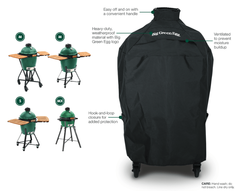 Big Green Egg 126528 Multi-Fit Portable Nest EGG Cover H (MiniMax, Small and Medium EGGs in Nest)