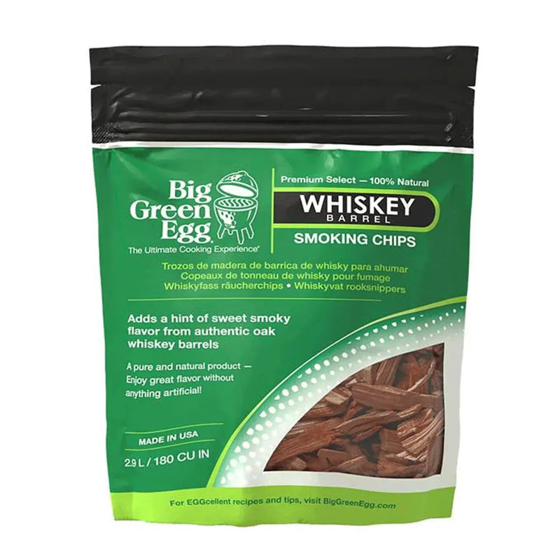 Big Green Egg Whiskey Barrel Smoking Wood Chips 2.9 L