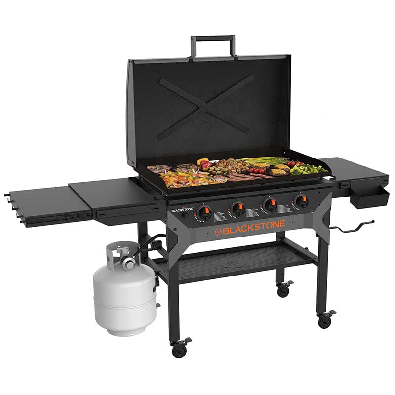 Blackstone Iron Forged 36" Griddle Cooking Station (w/Hood and Omnivore Top)