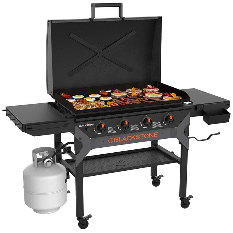 Blackstone Iron Forged 36" Griddle Cooking Station (w/Hood and Omnivore Top)