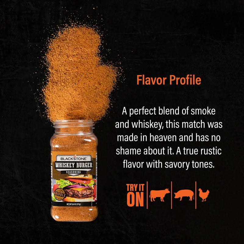 Blackstone Whiskey Burger Seasoning (9.6 oz.) - 4121