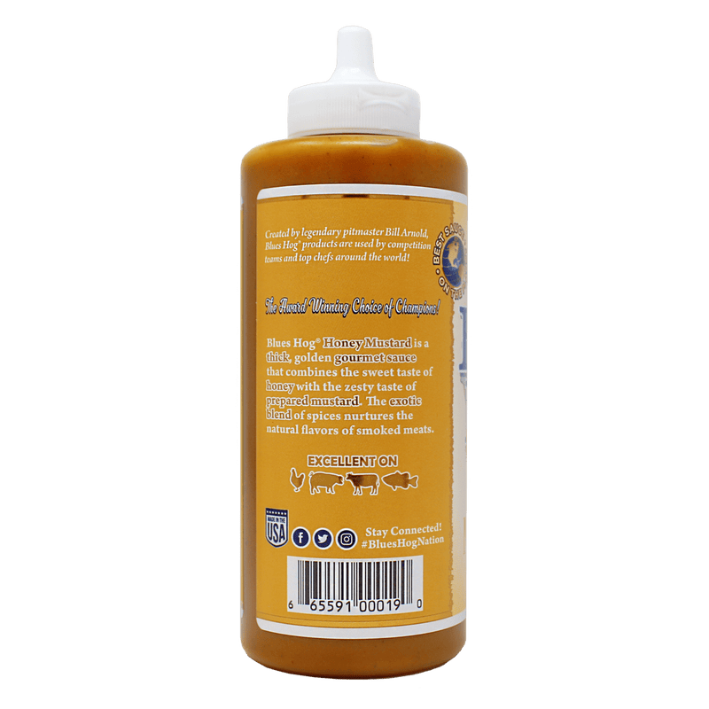 Blues Hog Honey Mustard Sauce Squeeze Bottle (21oz)