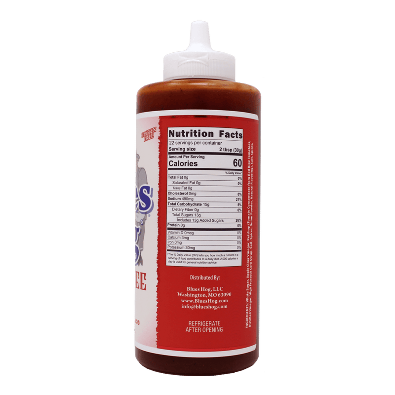 Blues Hog Tennesee Red BBQ Sauce Squeeze Bottle (23oz)