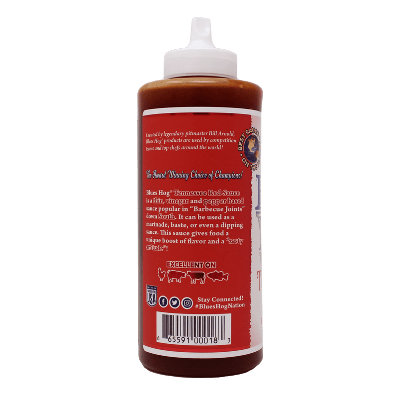 Blues Hog Tennesee Red BBQ Sauce Squeeze Bottle (23oz)