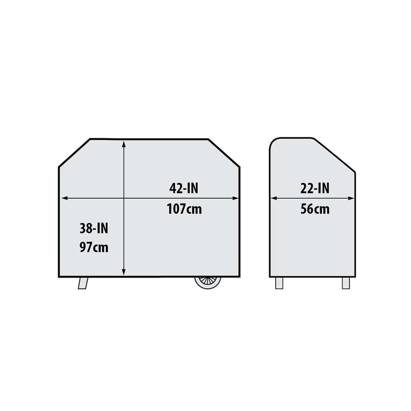 Broil King 67064 Select Pellet Grill Cover 42-Inch fits BARON and CROWN 400 Series