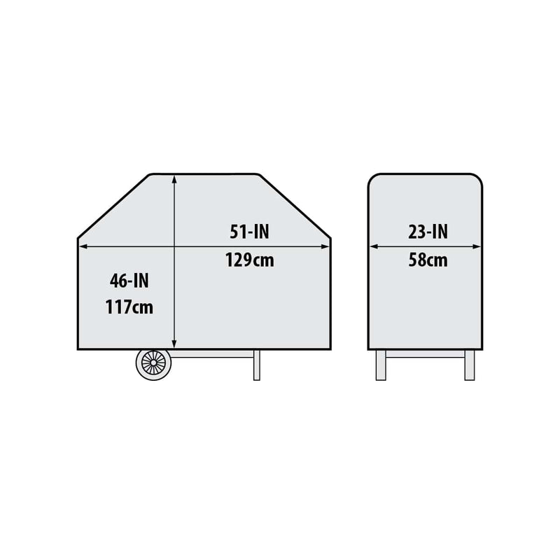Broil King 67470 Select Bbq Cover 51-inch Fits Baron, Monarch, Gem 300 Series