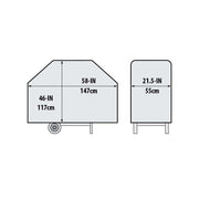 Broil King Broil King 68487 Premium BBQ Cover 58-Inch fits BARON, CROWN, SIGNET and SOVEREIGN Series 68487 Accessory Cover BBQ 060162684876