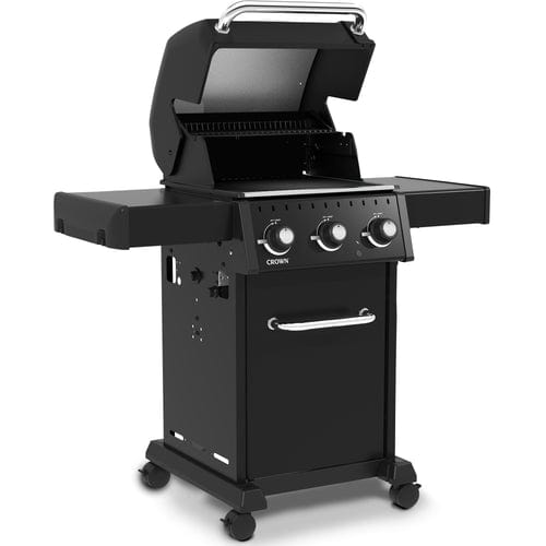Broil King CROWN 320 Pro 3-Burner BBQ with 8mm Stainless Steel Cooking Grids