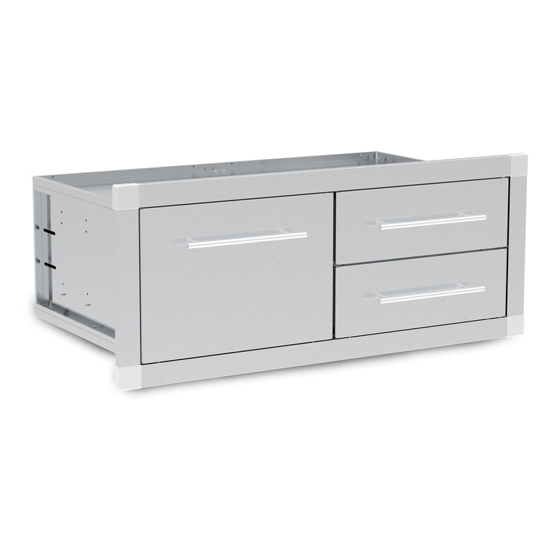 Broil King Enclosed 2 Drawer & 1 Drawer Cabinet Assembly - 800910