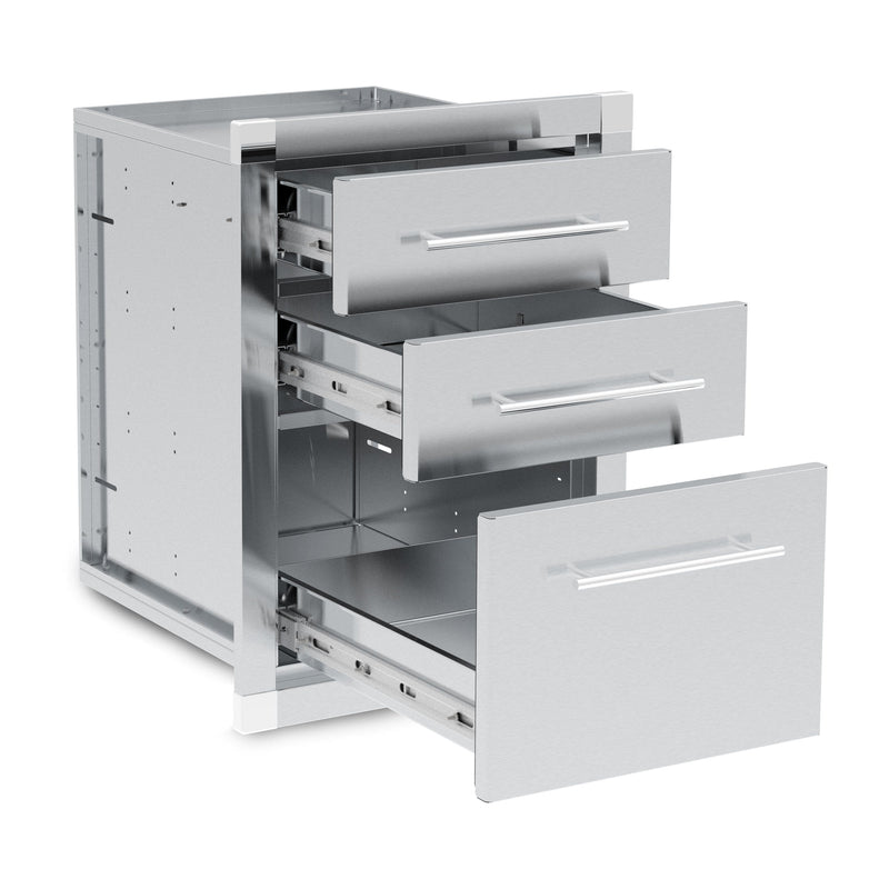 Broil King Enclosed 3 Drawer Assembly - 800510