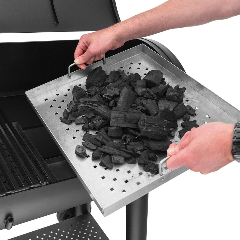 Broil King REGAL Charcoal Offset Smoker 400 w/ Heavy Duty Cast Iron Grids