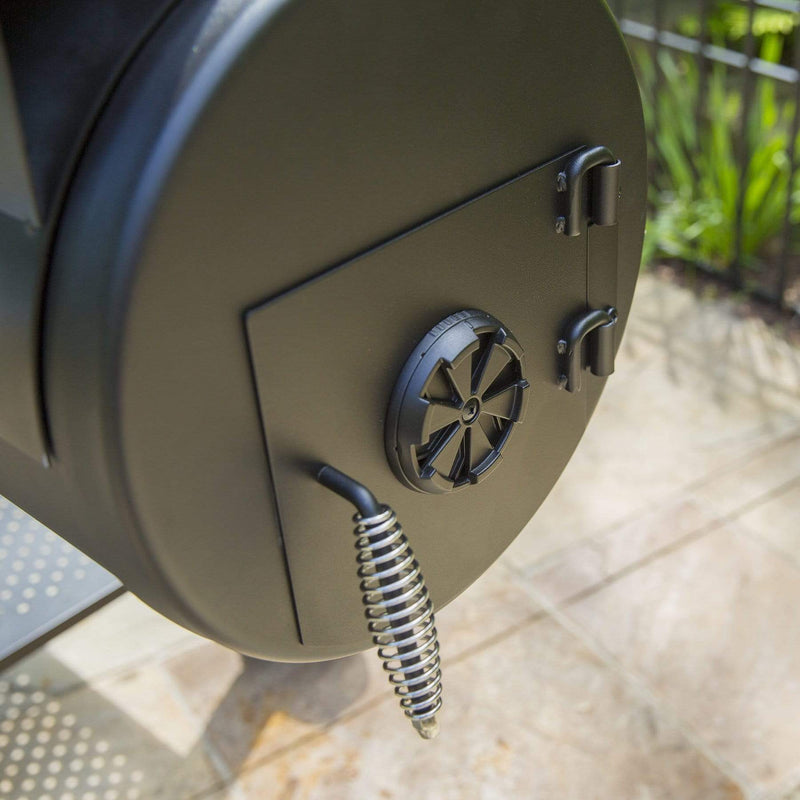 Broil King REGAL Charcoal Offset Smoker 400 w/ Heavy Duty Cast Iron Grids