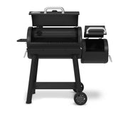 Broil King Broil King REGAL Charcoal Offset Smoker 500 with Heavy Duty Cast Iron Grids Charcoal / Black 958050 Freestanding Charcoal Smoker 062703580500