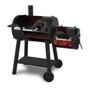 Broil King Broil King REGAL Charcoal Offset Smoker 500 with Heavy Duty Cast Iron Grids Charcoal / Black 958050 Freestanding Charcoal Smoker 062703580500