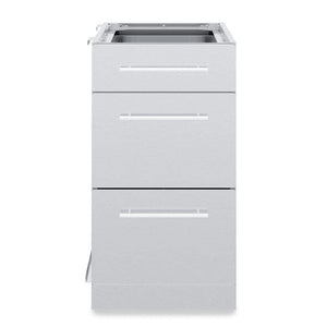 Broil King Stainless Steel 3 Drawer Cabinet Outdoor Kitchen System