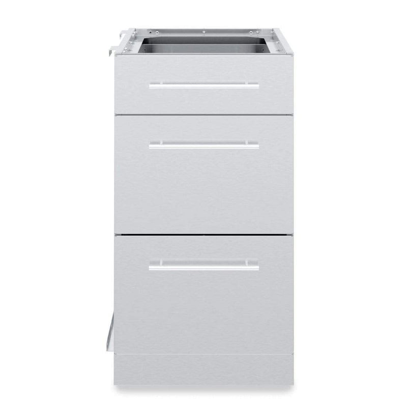 Broil King Stainless Steel 3 Drawer Cabinet Outdoor Kitchen System