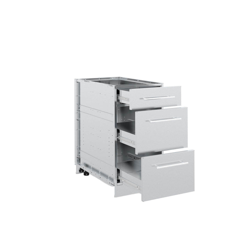 Broil King Stainless Steel 3 Drawer Cabinet Outdoor Kitchen System
