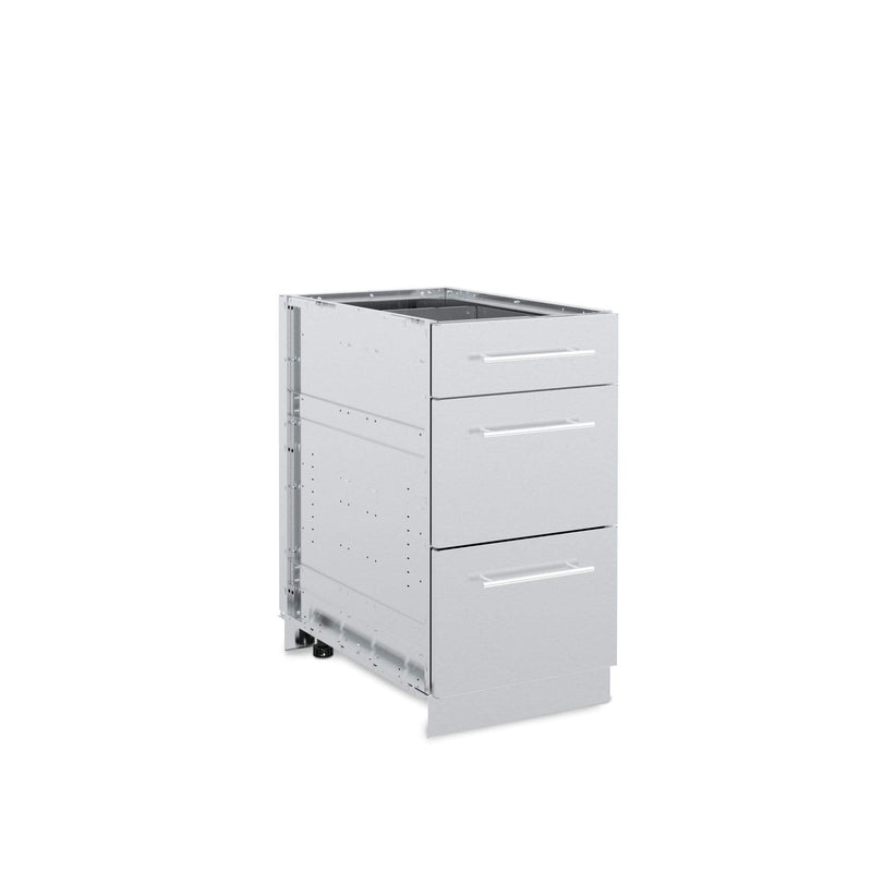 Broil King Stainless Steel 3 Drawer Cabinet Outdoor Kitchen System