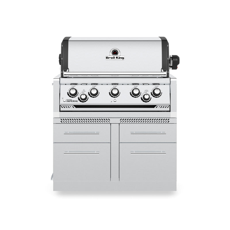 Broil King Stainless Steel 5 Burner Cabinet Outdoor Kitchen System