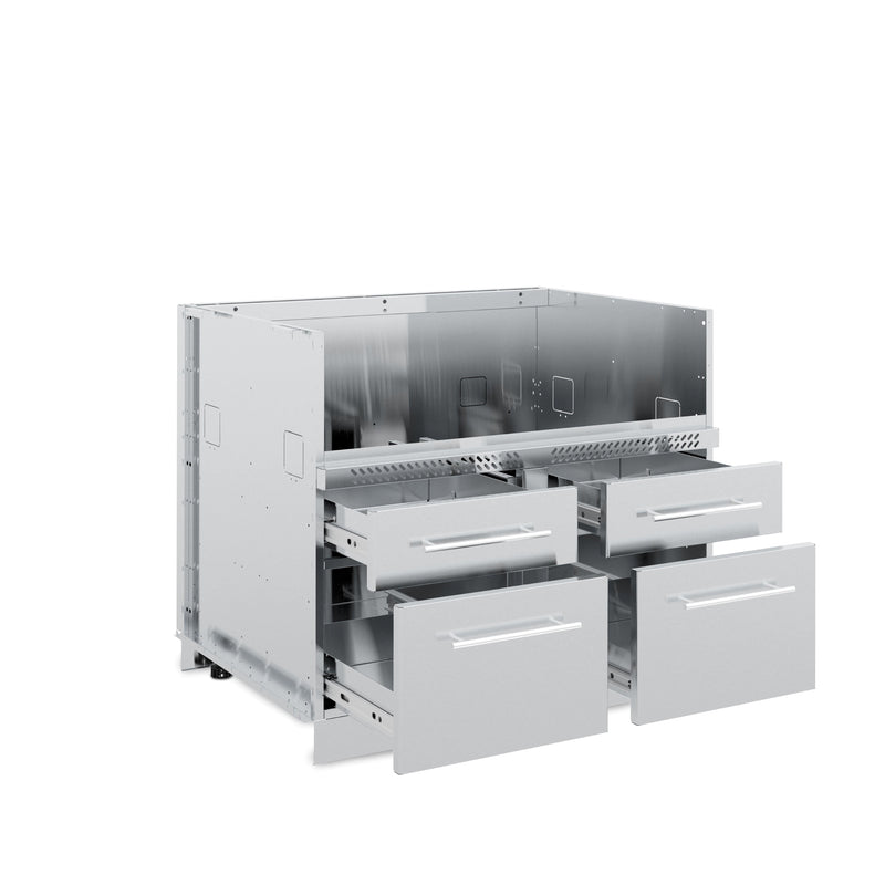 Broil King Stainless Steel 5 Burner Cabinet Outdoor Kitchen System