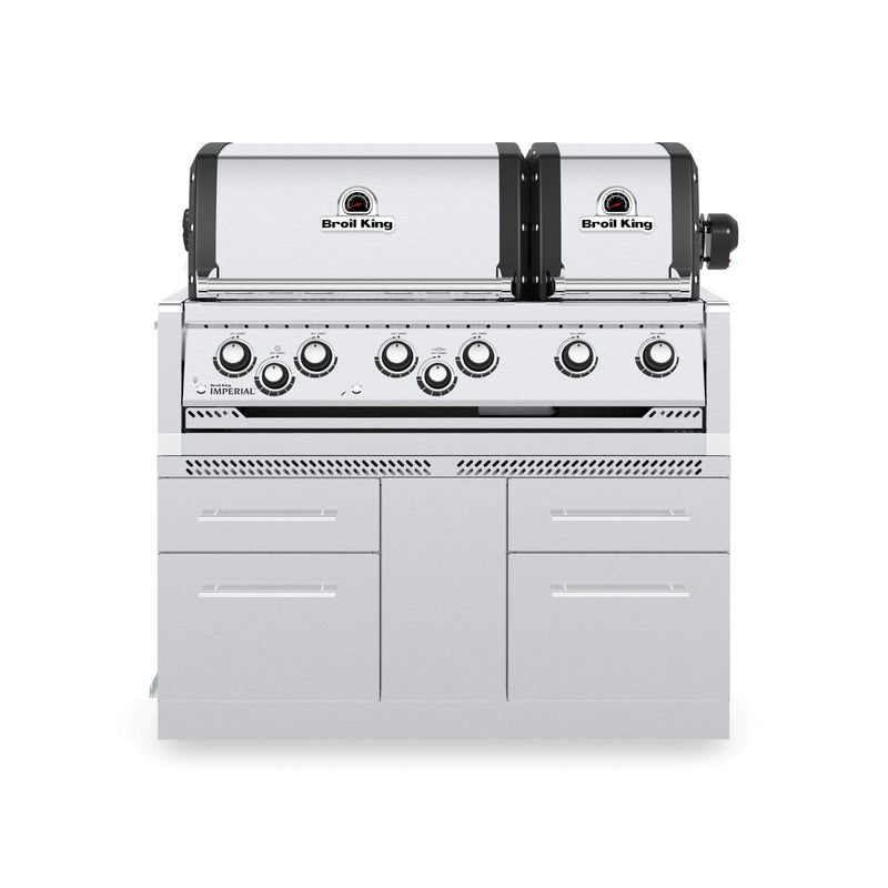 Broil King Stainless Steel 6 Burner Cabinet Outdoor Kitchen System