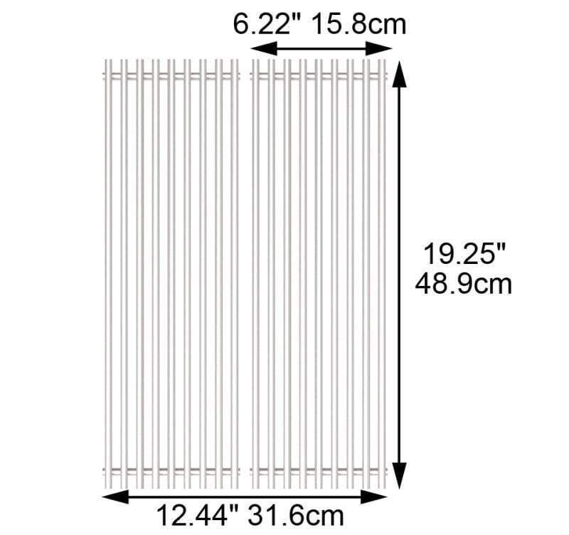 Broil King Broil King Stainless Steel Cooking Grid (Each) 11153 Part Cooking Grate, Grid & Grill 626821111536