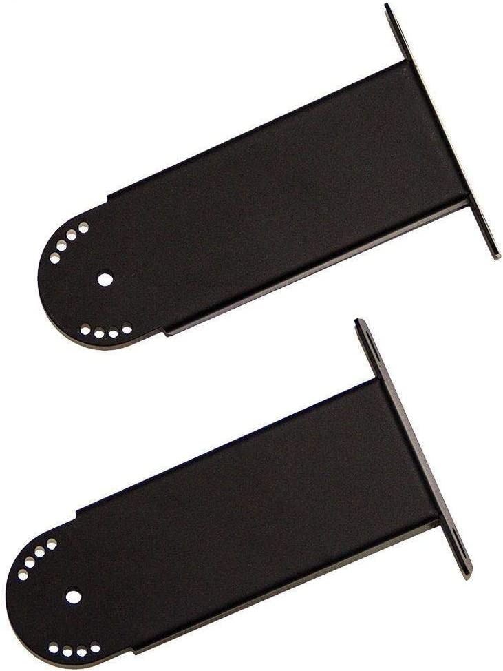 Bromic Heating Short Mounting Bracket Set for Tungsten Electric Heater, Black Finish BH8180008