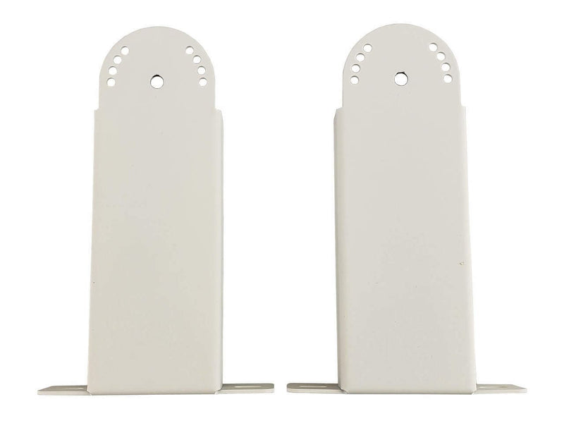 Short Mounting Bracket Pair for White Bromic Tungsten Electric Heaters - BH8180021
