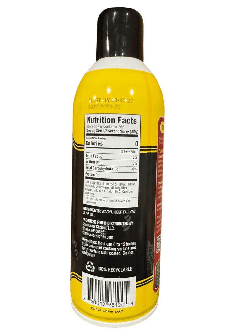 Cornhusker Kitchen Gourmet Wagyu Beef Tallow Spray (10oz)
