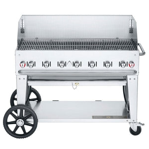 Crown Verity 48" Mobile Grill Dome Package Single Inlet (Bulk Tanks Only) w/ Roll Dome CV-MCB-48-SI BULK-RDP