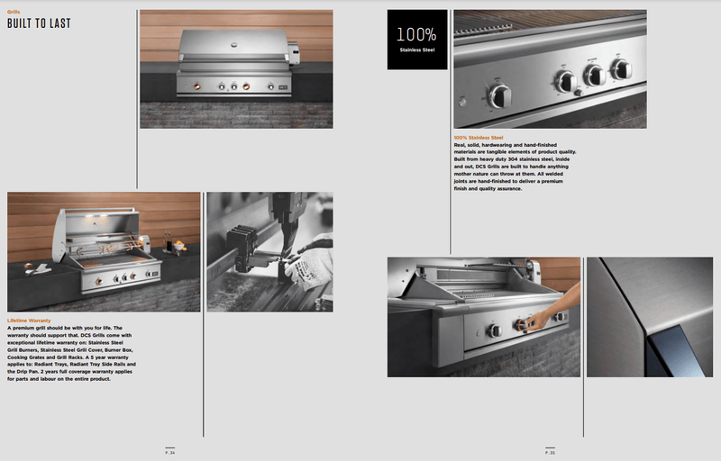 DCS Series 7 36" Built-in BBQ with Rotisserie Kit