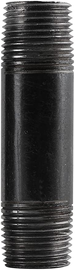 Fitting Nipple black pipe 1/2"x2" L BIN-12X2