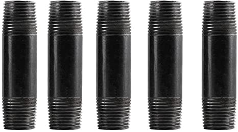 Fitting Nipple black pipe 1/2"x2" L BIN-12X2
