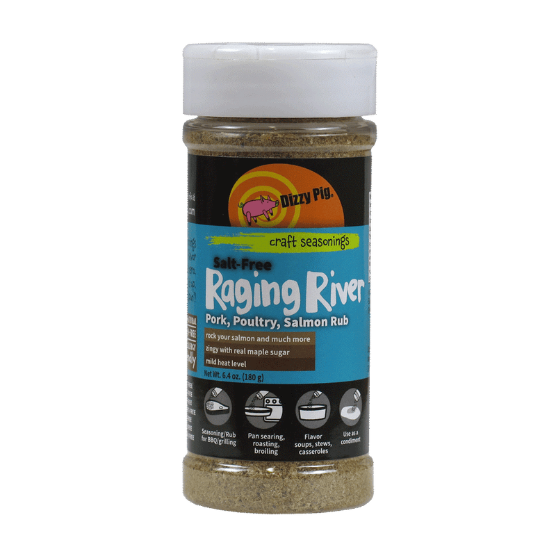 Dizzy Pig Salt-Free Raging River Salmon Rub (6.4oz)