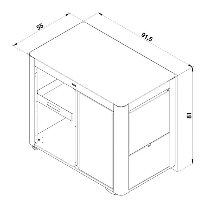 ENO Cargo Grey Door (ACHILLE) - PDAS27085