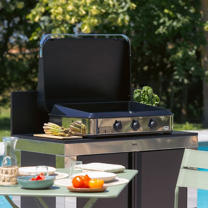 ENO Enosign 3-Burner Plancha 80 Gas Griddle