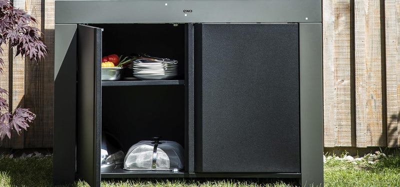 ENO Galvanized Steel Grey Table