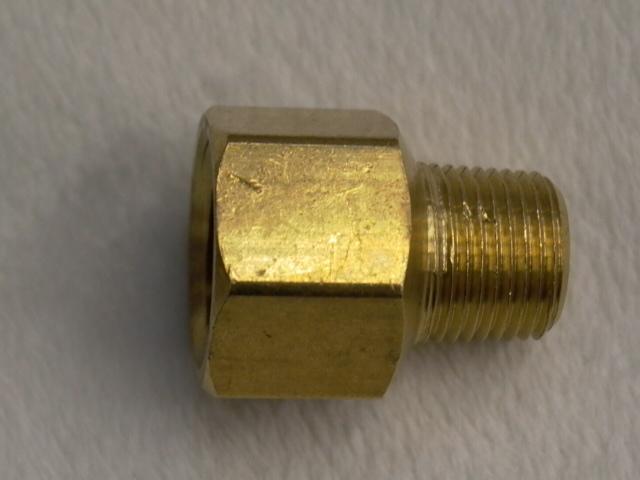 Flagro 120DC 1/2" fp x 3/8" mp Reducer (Brass)