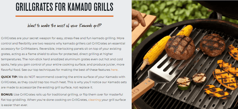 GrillGrate Set for the Pit Boss K22 Ceramic Charcoal Grill