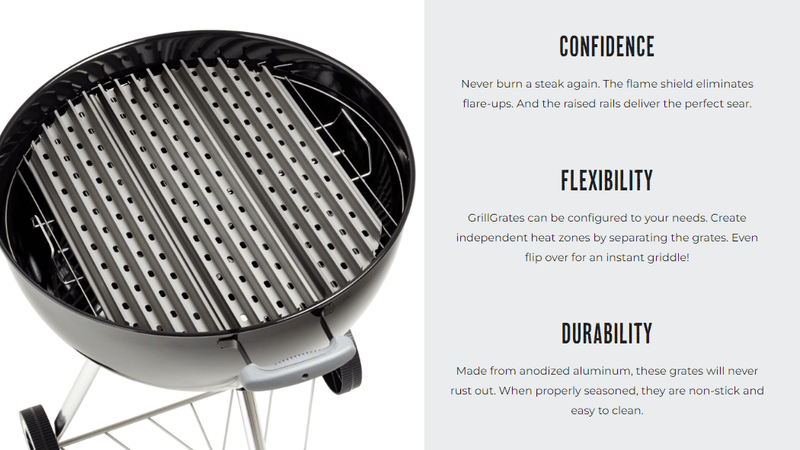GrillGrates for the 18" Weber Kettle