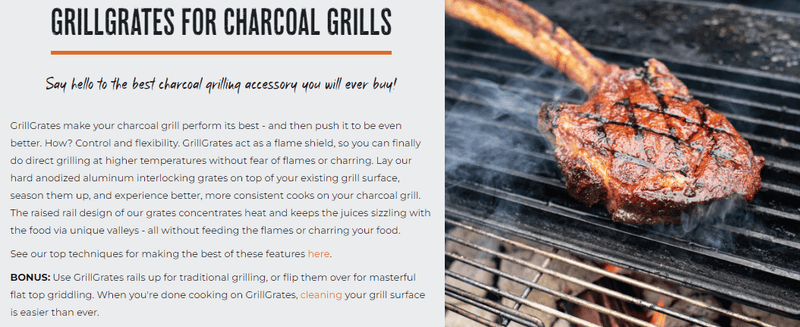GrillGrates for the 22.5" Weber Kettle