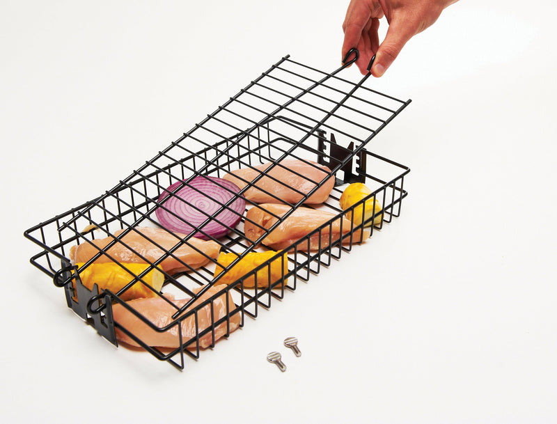 Grill Pro 24785 Non-Stick Flat Spit Basket