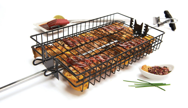 Grill Pro 24785 Non-Stick Flat Spit Basket